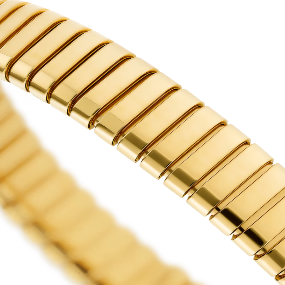 Bvlgari Tubogas Bracelet Yellow Gold Bvlgari Tubogas Bracelet Yellow Gold