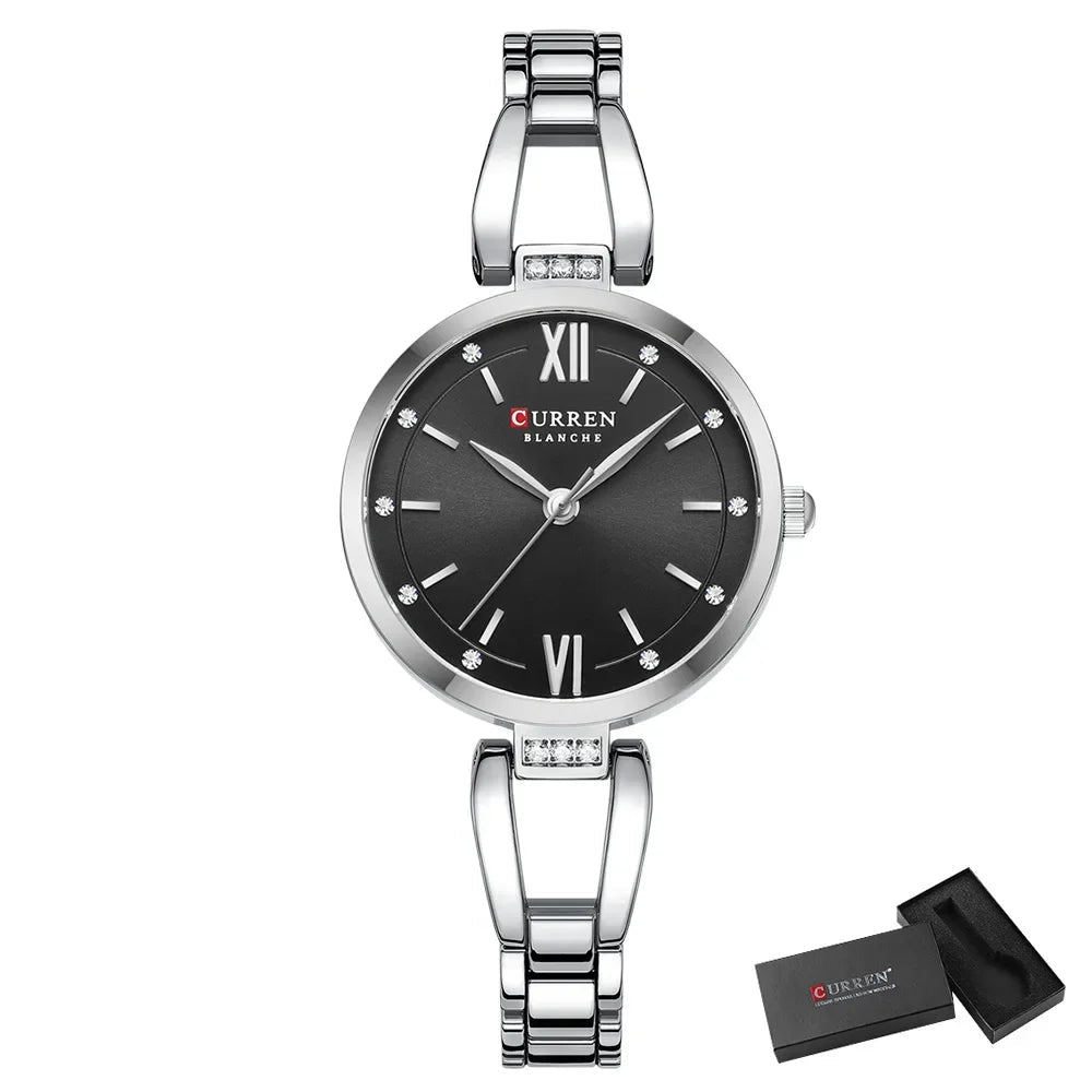 Relógio Feminino de luxo com diamantes