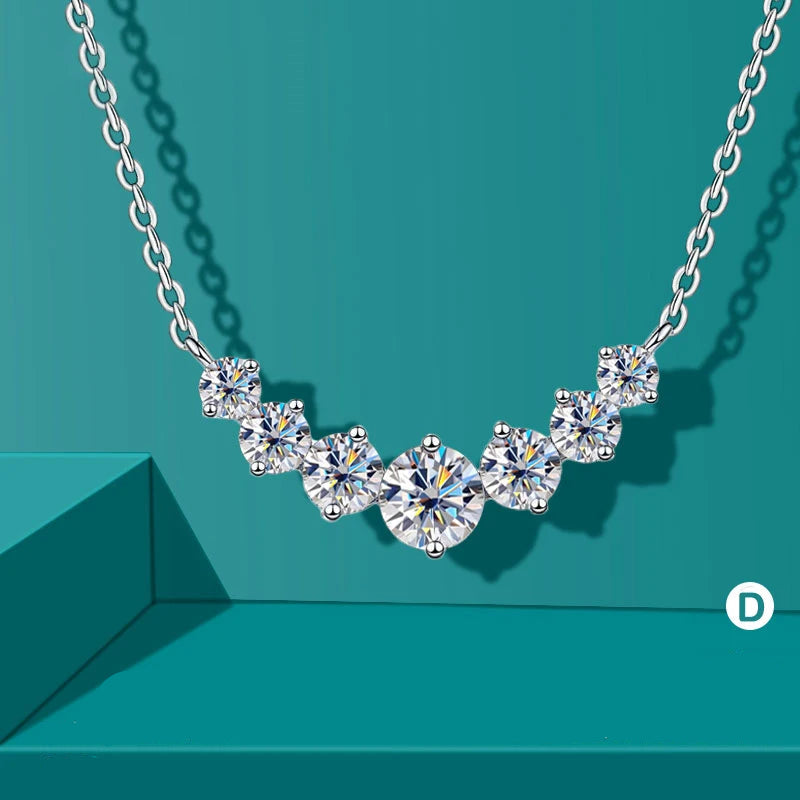 Colar de Moissanita